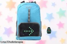 Mochila de ciclismo eelo Cyglo con luces LED súper potentes y batería que dura 20 horas Rebajada por tiempo limitado para que te vean siempre ¡Corre, este super chollo desaparece rápido!