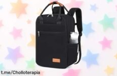 Mochila de viaje para cabina súper resistente con mil bolsillos, Ryanair la acepta sin problemas y ahora con un precio rebajadísimo que vuela rápido ¡no pierdas esta oferta limitada y hazte ya con tu compañera de aventuras!