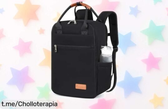 Mochila de viaje para cabina súper resistente con mil bolsillos, Ryanair la acepta sin problemas y ahora con un precio rebajadísimo que vuela rápido ¡no pierdas esta oferta limitada y hazte ya con tu compañera de aventuras!