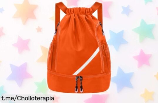 Mochila deportiva impermeable Flintronic con compartimento para zapatos súper resistente y organizada oferta rebajada que vuela aprovecha este super chollo antes de que desaparezca