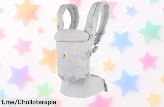 Mochila portabebé Ergobaby Adapt, ¡rebajada a precio de ganga! Lleva a tu bebé seguro y feliz en tres posiciones mientras las unidades vuelan, no te quedes sin la tuya.