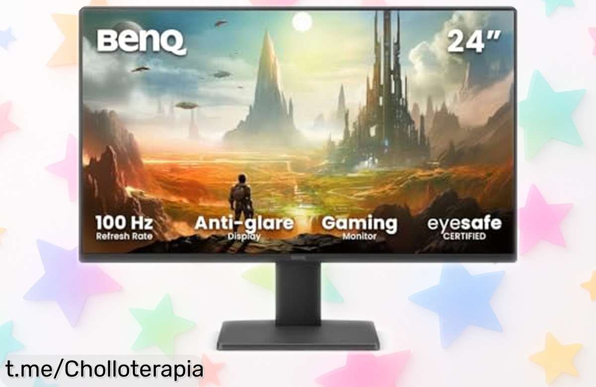 Monitor BenQ GW2491E 23,8” FHD y diseño sin bordes con colores vibrantes a precio rebajado que se va volando ¡Hazte ya con este super chollo antes de que desaparezca!