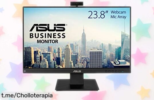 Monitor Full HD de 24 ASUS BE24WQLB con ajuste total a precio rebajado, un súper chollazo que vuela rápido ¡Date prisa antes de quedarte sin el tuyo!