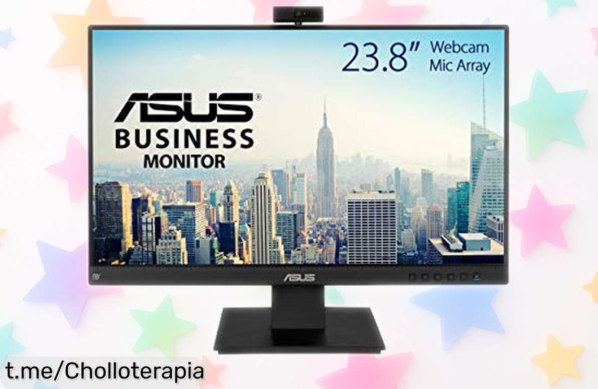 Monitor Full HD de 24 ASUS BE24WQLB con ajuste total a precio rebajado, un súper chollazo que vuela rápido ¡Date prisa antes de quedarte sin el tuyo!