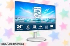 Monitor Full HD de 24 pulgadas Philips 241V8AW con imagen súper nítida y altavoces integrados precio rebajado imbatible corre ya que quedan pocas unidades este super chollo se va volando