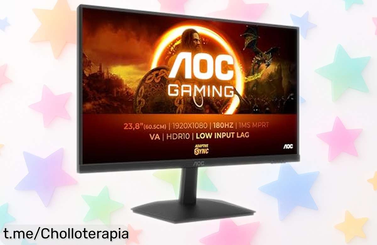 Monitor gaming AOC 24G15N2 de 24” super chollo a precio rebajado: disfruta de colores alucinantes y una tasa de refresco increíble de 180Hz. Juega sin parpadeos con respuesta ultra rápida. ¡No te lo pienses más, esta oferta vuela!