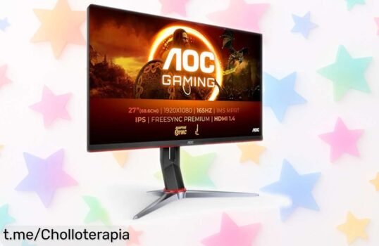 Monitor gaming AOC Gaming 27G2SP de 27” con imágenes nítidas y respuesta ultra rápida 165 Hz y 1 ms para que ganes en cada partida oferta rebajada única ¡apresúrate antes que se agote esta oportunidad!
