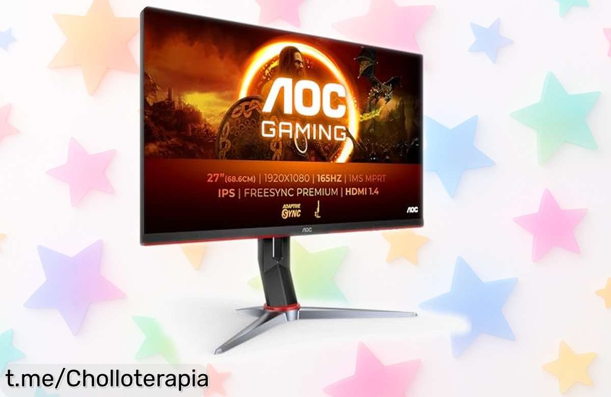 Monitor gaming AOC Gaming 27G2SP de 27” con imágenes nítidas y respuesta ultra rápida 165 Hz y 1 ms para que ganes en cada partida oferta rebajada única ¡apresúrate antes que se agote esta oportunidad!