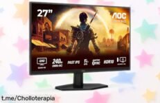Monitor gaming AOC Q27G42ZE 27 QHD con 240Hz y respuesta 03 ms a precio rebajado para gamers que quieren máxima fluidez ¡Corre que vuelan, no dejes escapar este ofertón único!