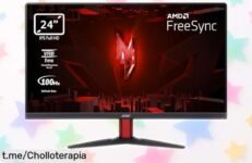 Monitor gaming Acer Nitro de 24” Full HD a 180 Hz con AMD FreeSync, ahora en precio rebajado: ¡un super chollo para vivir la emoción del juego sin límites!
