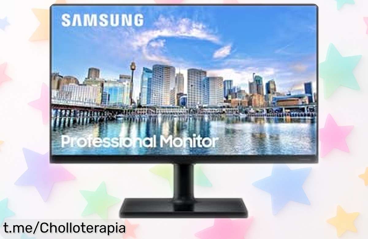 Monitor profesional Samsung 27 pulgadas Full HD con altavoces integrados y refresco de 75 Hz, imagen nítida y sonido que sorprende a precio rebajado solo por tiempo limitado ¡un ofertón que no puedes dejar pasar!