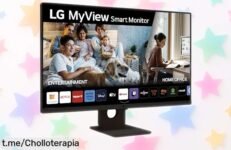 Monitor smart LG 27SR50FB de 27” con imagen vibrante y control mágico a precio rebajado que no creerás, un súper chollo para tu ocio y trabajo ¡Corre que se agotan rápido!