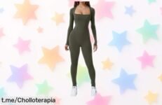 Mono deportivo largo Jetjoy para mujer con control de vientre y súper elástico un ofertón con caída de precio irresistible que no puedes dejar escapar ¡consíguelo ya antes de que se agote!