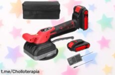 Mulcort vibratoria para azulejos con batería brutal y cinco velocidades, succión potente que no falla; oferta rebajada solo por poco tiempo ¡No dejes que se te escape este super chollo en el kit ideal para trabajos rápidos y sin líos!