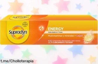Multivitaminas Supradyn Energy con coenzima Q10, super chollo rebajado para energía al instante y menos cansancio. ¡No te lo pierdas, corre que vuelan!