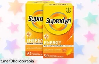Multivitaminas potentes Supradyn: ¡Energía y defensas al máximo por un precio rebajado, corre que vuelan! Siente la fuerza que necesitas, no dejes escapar este super chollo.