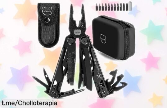 Navaja multiusos 23 en 1 Miaoke súper completa y resistente con caja premium perfecta para cualquier reto, rebajada ahora mismo ¡un super chollo que vuela rápido, no te quedes sin la tuya!