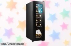 Nevera para vinos Cecotec Bolero GrandSommelier 12 botellas a precio rebajado: cuida tus caldos con estilo y aprovecha este super chollo antes de que se agote.