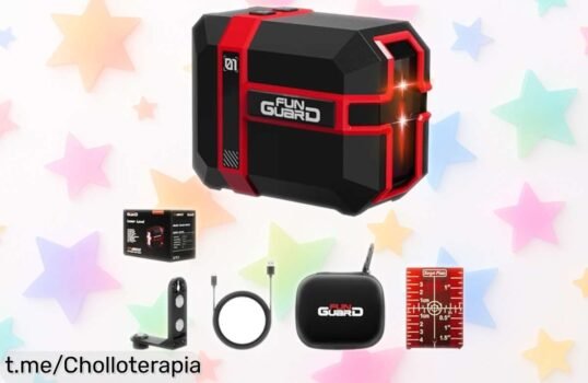 Nivel láser autonivelante Funguard 35M rojo con batería de 14h y triple modo, ahora rebajado a un precio que no creerás: líneas súper precisas, carga USB rápida y resistencia IP54; ¡no dejes escapar este ofertón porque vuelan!