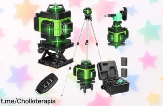 Nivel láser autonivelante Geevorks de 16 líneas verdes, ¡precio rebajado que vuela y precisión increíble para tus proyectos! No te lo pierdas, llévatelo antes de que se agote.