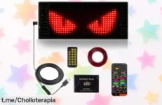 Ojos LED para coche con luz programable y aplicación inteligente, transforma tu vehículo con este super chollo que no puedes dejar pasar. ¡Disfruta de un estilo único y atractivo al mejor precio! ¡Aprovecha antes de que se agote!