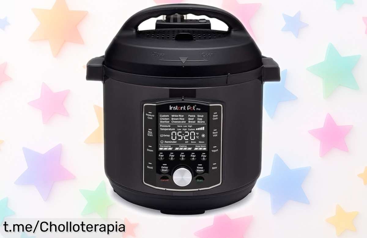 Olla a presión eléctrica Instant Pot Pro 10 en 1, cocina rápido y delicioso para toda la familia, no te quedes sin este super chollo que te hará disfrutar cada día en tu hogar.