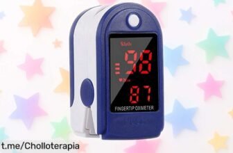Oxímetro de dedo fácil y rápido con pantalla LED a precio rebajado, ¡un super chollo que no puedes dejar escapar! Mide oxígeno y pulso al instante. Corre, las unidades vuelan.