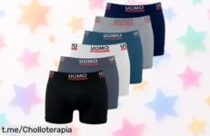 Pack 6 calzoncillos boxer Nakloe a precio rebajado, el super chollo que necesitas para sentirte fresco y seguro todo el día. ¡No dejes escapar esta oferta única!