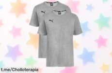 Pack de 2 camisetas Puma TeamGOAL hombre con diseño urbano y logo felino rebajadas a precio loco, un super chollo que no espera ¡pocas unidades disponibles corre ya!