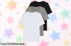 Pack de 3 camisetas Hugo Boss para hombre multicolor con descuento brutal y precio loco, un básico top que no puedes dejar escapar ¡solo por tiempo limitado, corre que vuelan!