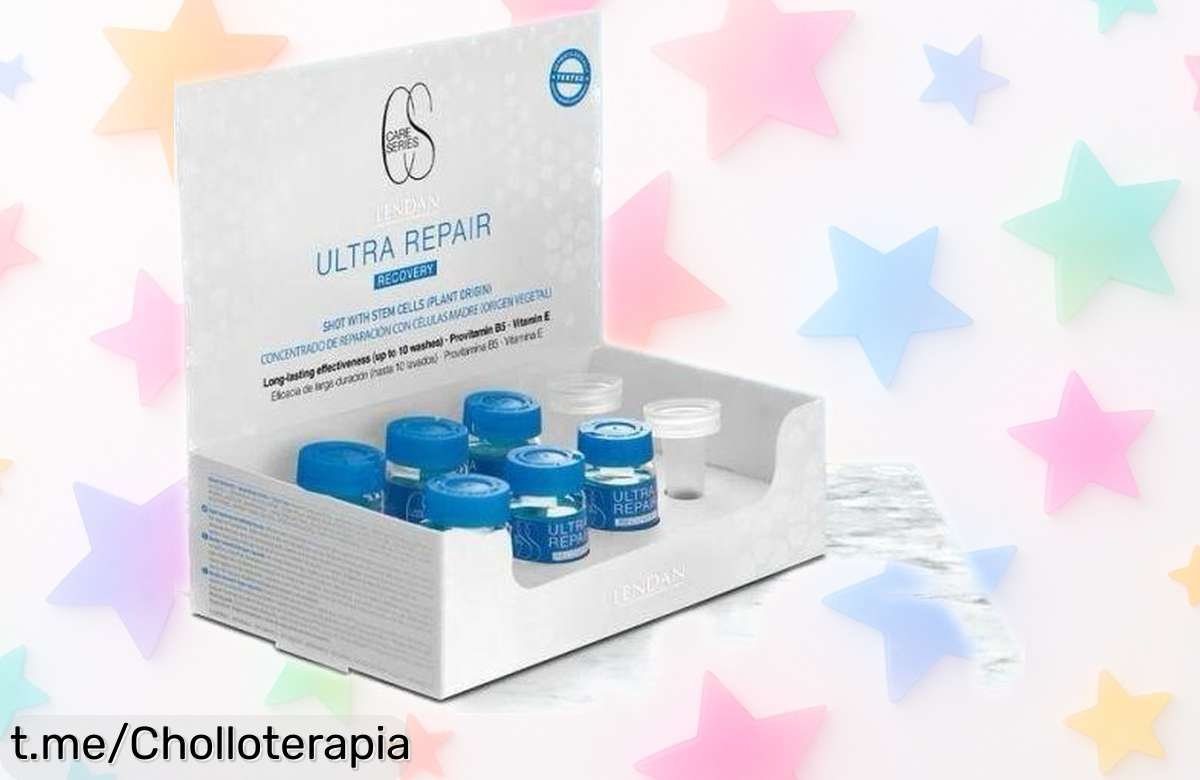 Pack de 6 viales Lendan Ultra Repair para cuidar tu piel rápido, con precio rebajado que sorprende y oferta limitada ¡Rápido, no desaparece!