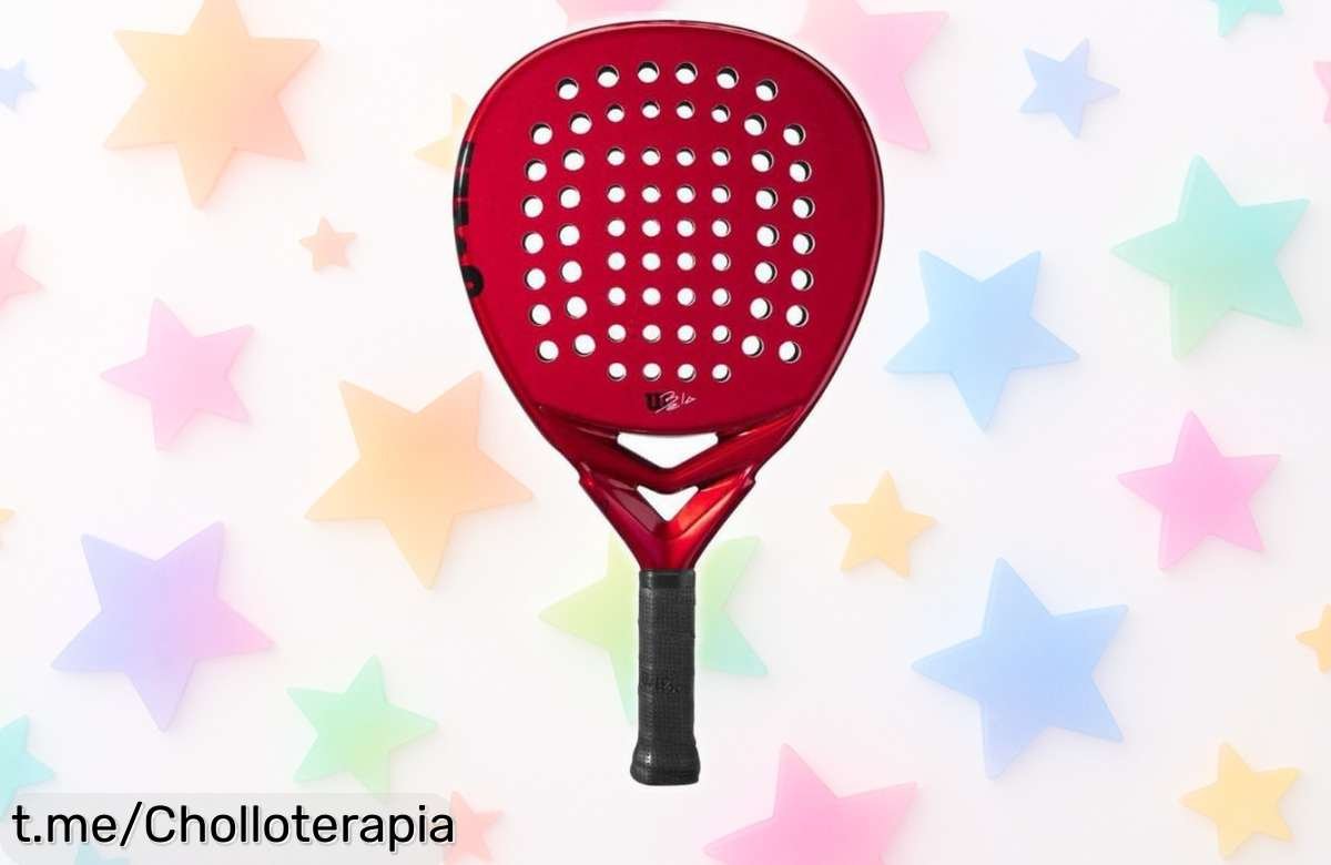 Pala de pádel Wilson Bela Team V2 rojo con polivalencia total para tus golpes a precio rebajado, ¡unos raquetazos imparables te esperan! Corre que esta oferta vuela y el super chollo no dura para siempre.