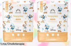 Pañales ultrasecos Mama Bear Disney talla 3 en super chollo: ¡doble pack de 86 unidades para que tu pequeño duerma tranquilo y tú también!