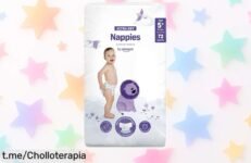 Pañales ultrasecos talla 5+ de Amazon que protegen hasta 12 horas: ¡un super chollo con precio rebajado! Aprovecha ya estas 72 unidades antes de que se agoten y disfruta noches sin preocupaciones.