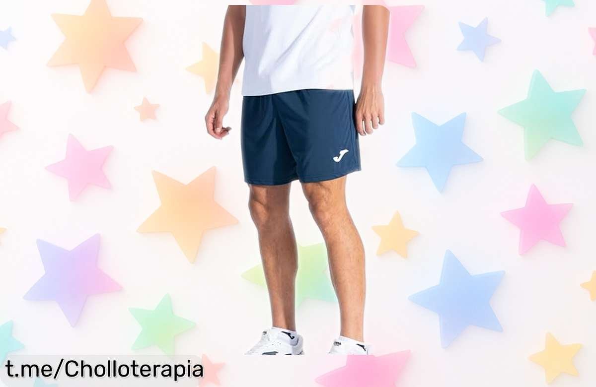 Pantalón corto deportivo Joma Treviso para hombre con ajuste perfecto y frescura garantizada ideal para entrenar sin parar precio rebajado que vuela no pierdas este super chollo limitado ya