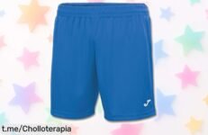 Pantalón corto deportivo Joma Treviso para hombre con secado rápido y ajuste perfecto, rebajado ahora para que muevas sin límites tus entrenos ¡chollazo imperdible por tiempo súper limitado!