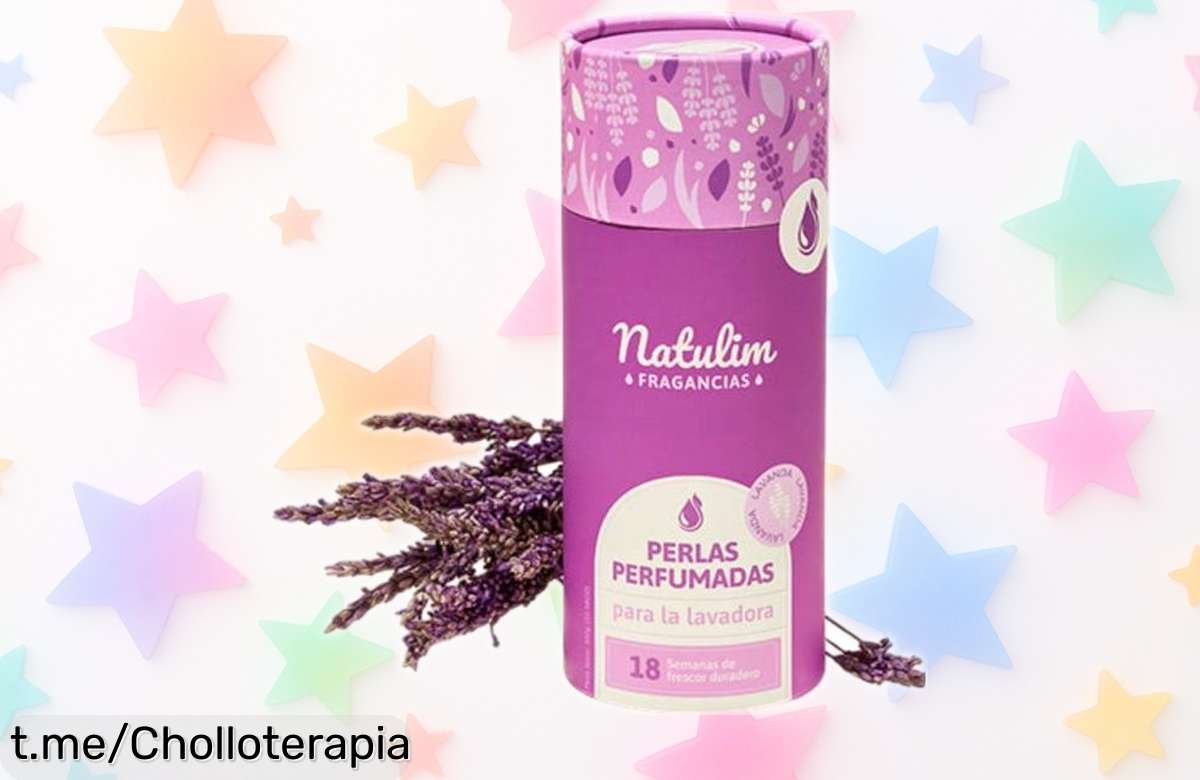 Perlas aromatizantes Natulim para ropa: un super chollo con fragancia intensa que dura 30 lavados, ¡siente la frescura en tu colada sin químicos nocivos! Aprovecha este precio rebajado de locura y mima tus prendas ahora mismo antes de que se acabe.