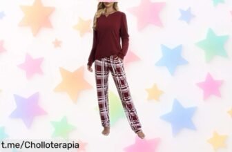 Pijama de invierno Zoerea 2 piezas, suave y elegante a precio rebajado: date un capricho en casa y siéntete increíble hoy mismo con este ofertón limitado.
