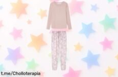 Pijama mujer Daily Rose de Women’secret en rosa claro con descuento brutal para noches fresquitas y estilo único disfruta ahora este precio rebajado que se agota volando ¡no pierdas esta oferta!