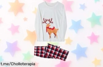 Pijamas de Navidad para toda la familia con renos: ¡super chollo a precio loco! Perfectos para fotos inolvidables y quedan pocas unidades. No te quedes sin los tuyos, aprovecha esta oferta que vuela.