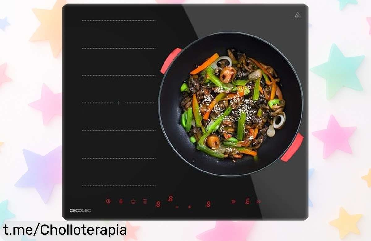 Placa de inducción Cecotec Bolero Squad I 3600 con potencia brutal y zona flex para cocinar a tope, ahora con precio rebajado que no se repite ¡No pierdas este chollazo temporal para preparar tus platos favoritos rapidísimo y sin complicaciones!