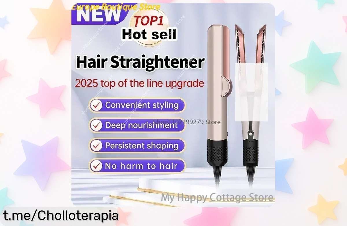 Plancha de pelo profesional 2 en 1 con secador para un acabado perfecto. Aprovecha este super chollo que dura más y dale a tu cabello la suavidad que merece. ¡Descuento brutal por tiempo limitado, no te quedes sin el tuyo!