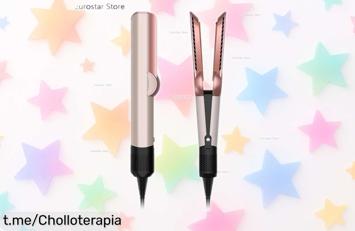 Plancha y secador profesional 2 en 1 compatible Dyson Airstrait a precio loco, dale ese estilo que mereces ¡Aprovecha esta oferta limitada antes de quedarte sin el tuyo!