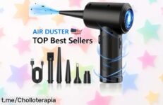 Plumero de aire recargable USB, la solución definitiva para limpiar sin enredos. ¡Oferta limitada a precio rebajado! Siente la satisfacción de un hogar libre de polvo ahora mismo.