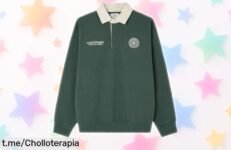 Polo rugby Springfield Rebelution LS verde para hombre con caída de precio brutal y super chollo que vuela en segundos, ¡no lo dejes escapar y hazlo tuyo ya!