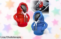 Pomo universal para palanca de cambios EUBSWA en azul, 2 unidades con capucha: ¡rebajado a precio loco! Dale un toque único y protege tu coche, no lo dejes escapar o se acabarán.