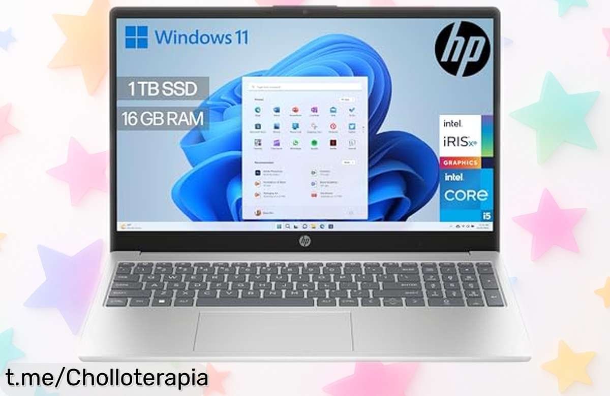 Portátil HP 15.6 full HD con i5 y 16GB RAM a precio rebajado que vuela en potencia y velocidad no pierdas este super chollo las unidades vuelan corre antes de que suba otra vez