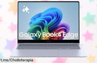 Portátil Samsung Galaxy Book4 Edge 15,6 con Qualcomm y 512 GB en azul nacional a precio loco; ¡no dejes pasar este super chollo! Poder y estilo al alcance, pero date prisa que vuelan.