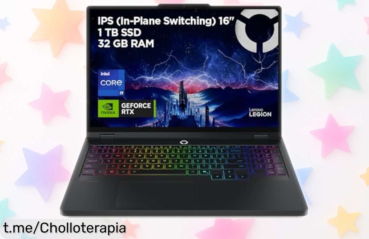 Portátil gaming Lenovo Legion Pro 5 Gen10 con Intel i9 y RTX 5070 a precio rebajado rápido como un cohete ¡No dejes escapar este super chollo que vuela! Pantalla 16 ultra rápida y potencia brutal esperando en oferta limitada.
