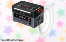 Potente estación de energía portátil Oscal PM2400Pro con batería gigante y altavoces, ¡descuento brutal solo por hoy! Energía al instante para tus aventuras, no te quedes sin ella.